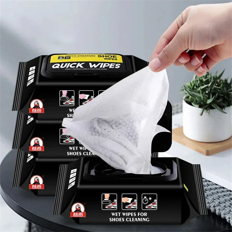 Disposable Sneaker Cleaning Wipes – Quick Shine & Dirt Remover