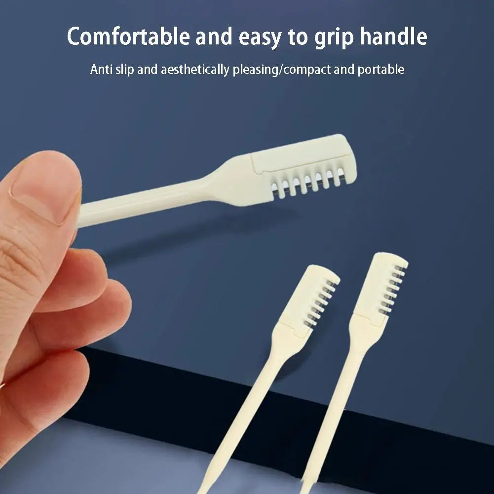Precision Manual Nose Hair Trimmer – 360° Rotating Stainless Steel Clipper