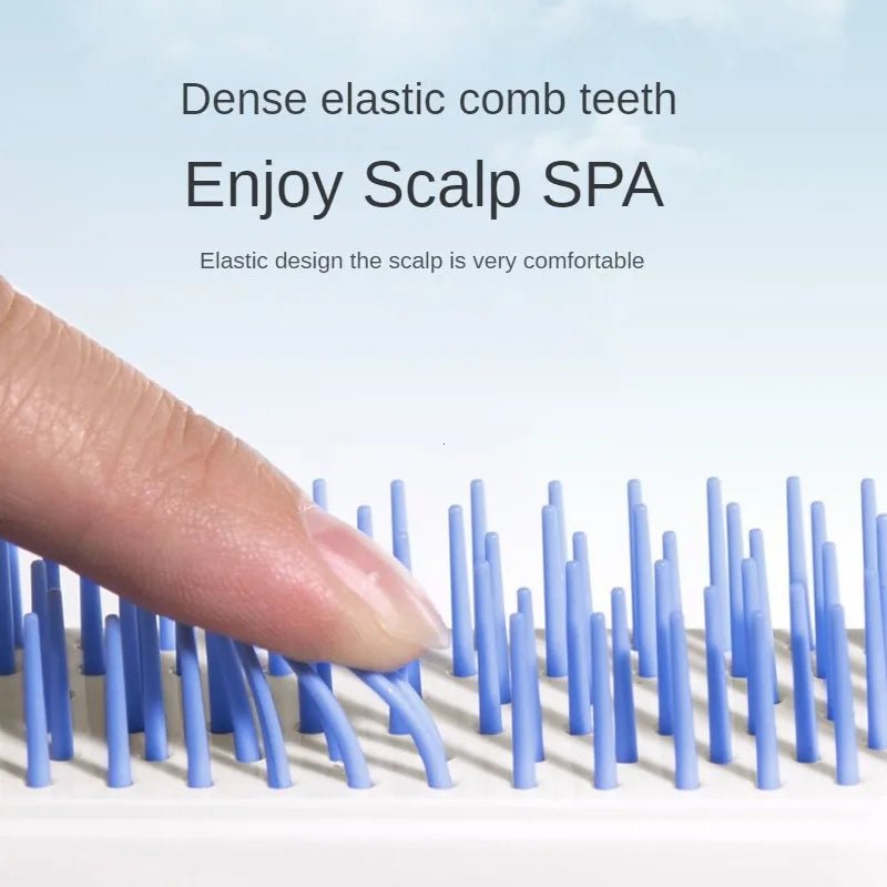 Self Cleaning Hair Comb – Easy Anti Static Detangling Brush for Smooth Styling