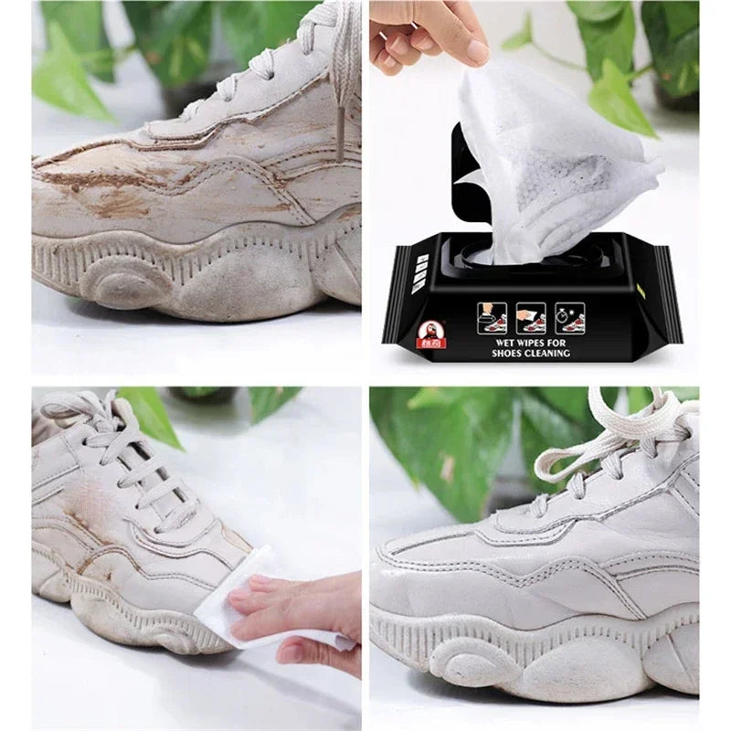 Disposable Sneaker Cleaning Wipes – Quick Shine & Dirt Remover