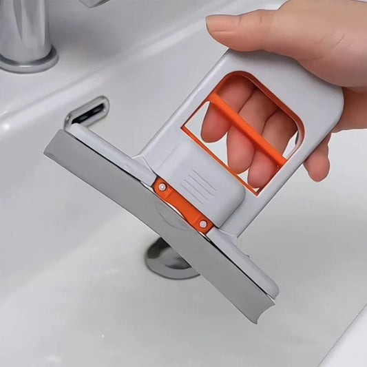 Foldable Mini Cleaning Mop – Self-Squeeze Design for Home & Travel