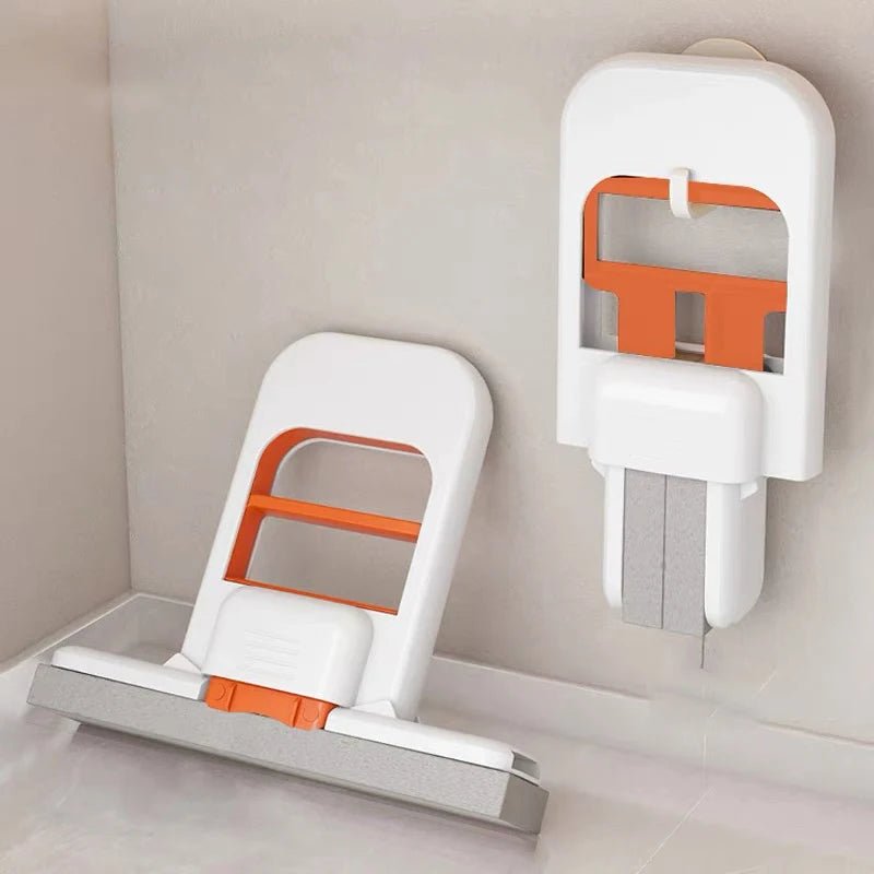 Foldable Mini Cleaning Mop – Self-Squeeze Design for Home & Travel