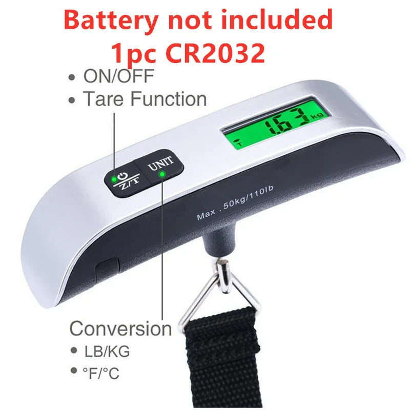 Portable Digital Luggage Scale – Electronic Baggage Weighing Tool