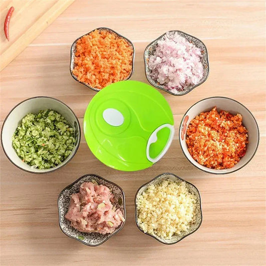 Manual Speedy Chopper – Hand-Pull Vegetable & Meat Cutter