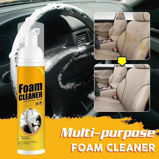 All-Purpose Foam Cleaner Spray – Powerful Stain Remover for Car, Kitchen & Home Use