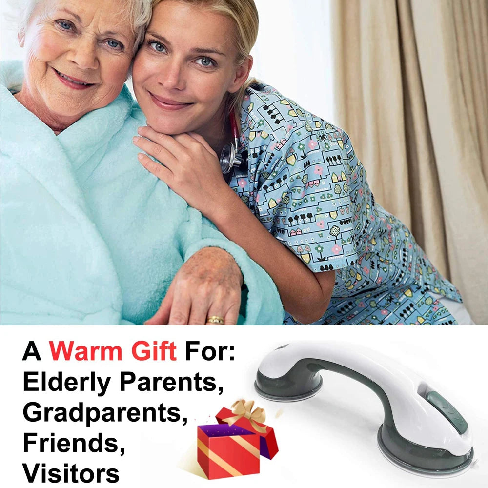 Bathroom Safety Support Handle – Anti-Slip Suction Grip for Shower & Bathtub